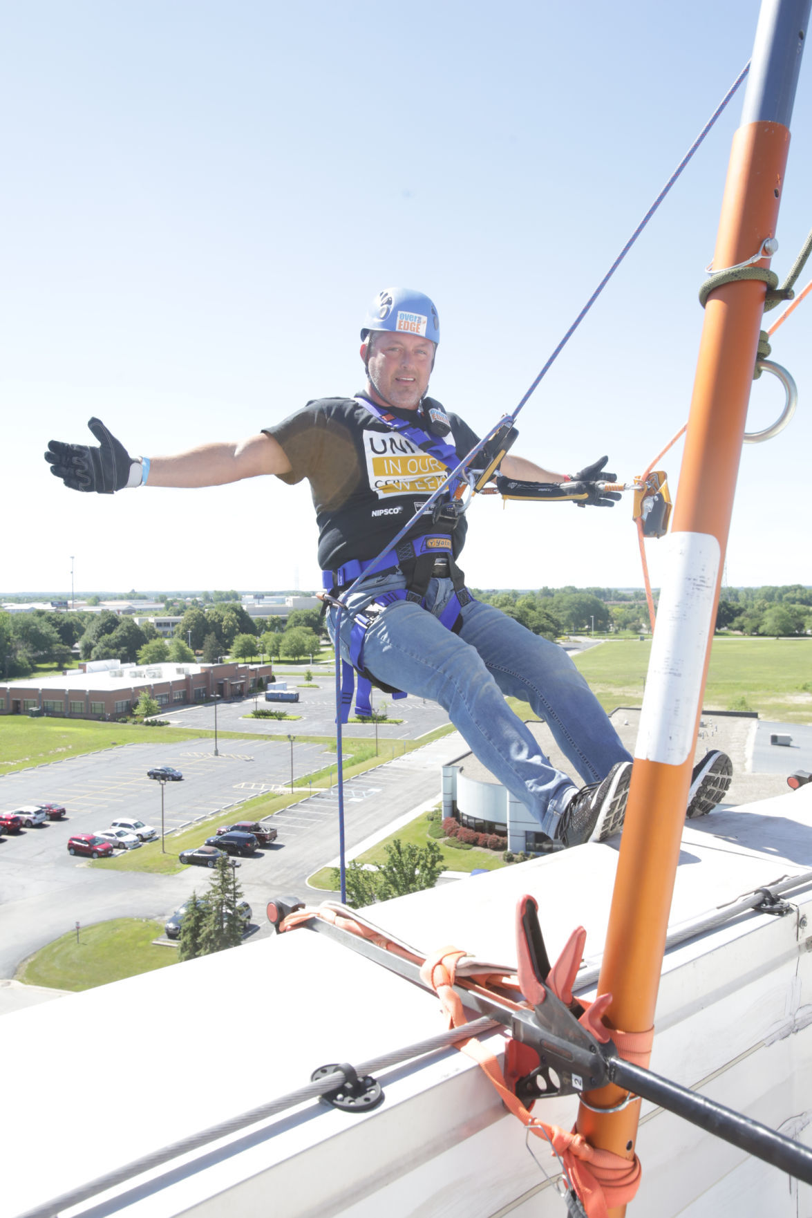 Lake Area United Way Rappelling